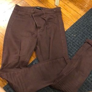 Maroon Abercrombie jeans